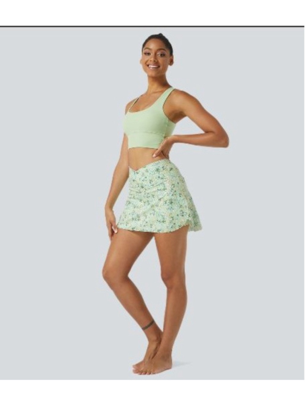 Halara Floral Active Skort – Size XL – NWT